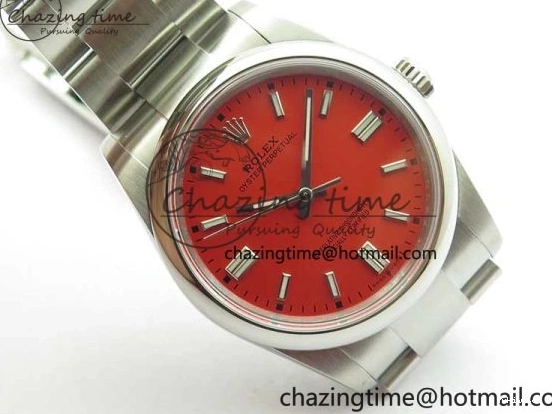 Perpetual 126000 36mm Dial BP SS Bracelet Red on Edition Oyster Best 0217